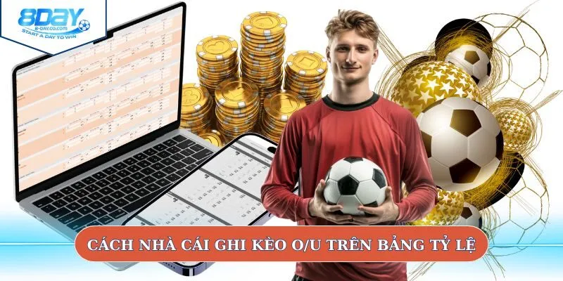 Cách nhà cái ghi kèo O/U trên bảng tỷ lệ
