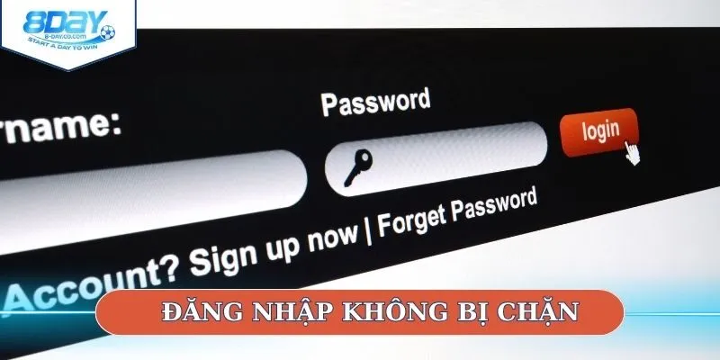 Đăng nhập không bị chặn