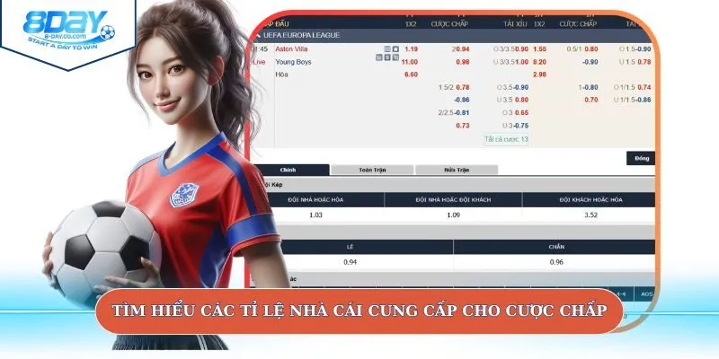 Tìm hiểu các tỉ lệ nhà cái cung cấp cho cược chấp